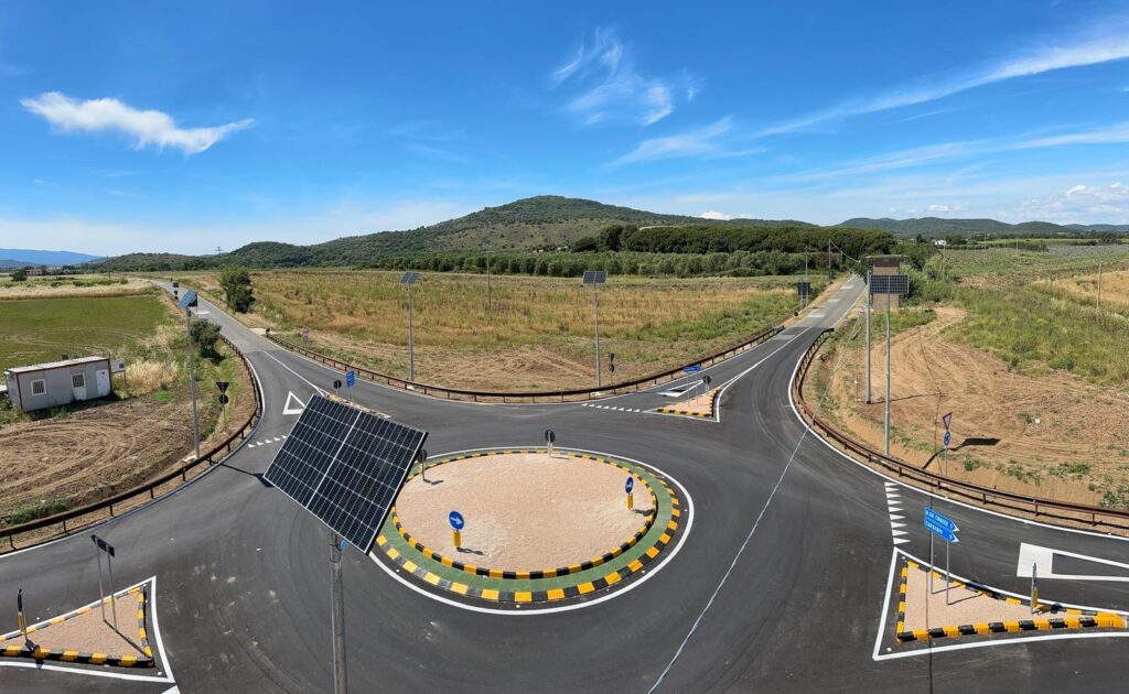 Capalbio: terminati i lavori per realizzare la rotatoria sulla provinciale 93 Pedemontana