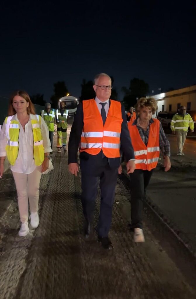 GIUBILEO, SOPRALLUOGO NOTTURNO GUALTIERI-SEGNALINI-CHIOCCIA VIA OSTIENSE