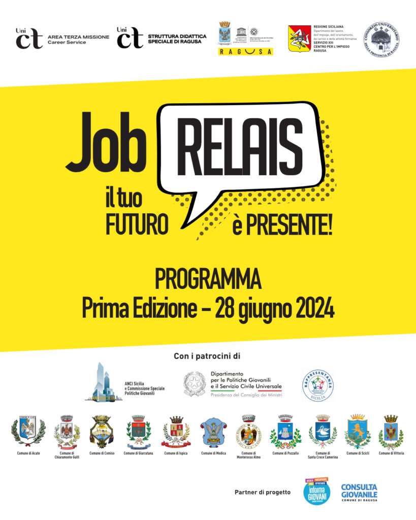 Cs. n.328 Pubblicato bel sito del Comune il programma di Job Relais + grafica