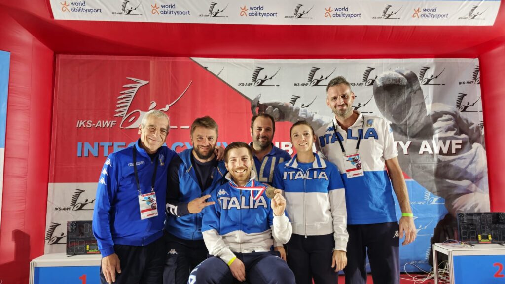 Coppa del Mondo Paralimpica – A Varsavia Matteo Dei Rossi è bronzo nella spada