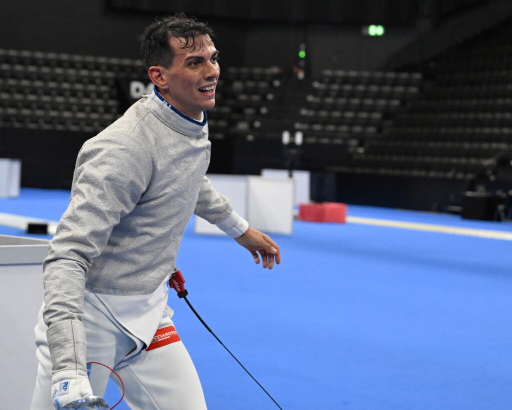Nella sciabola maschile il neo campione europeo Michele Gallo disputerà anche la gara Individuale a Parigi