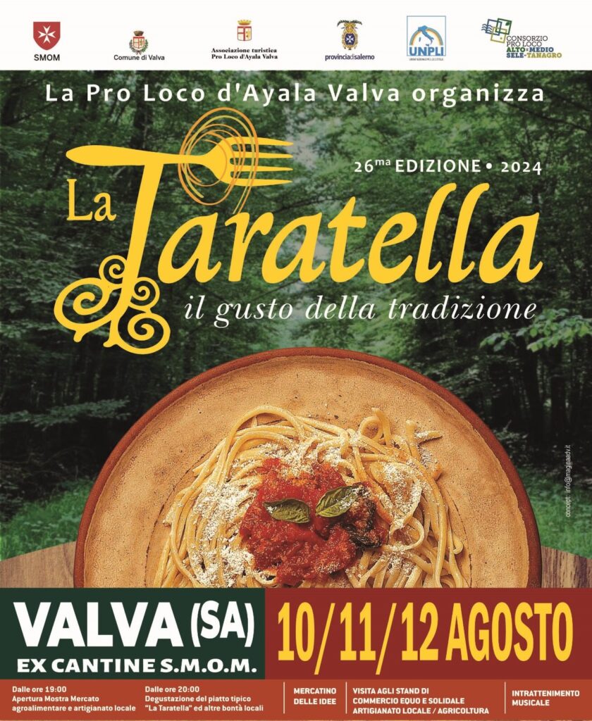 Valva omaggia l’antica pasta fatta a mano “La Taratella”, il programma presentato in Provincia. Il vicepresidente della Provincia di Salerno, Guzzo- “Valorizziamo storia e identità del territorio”.