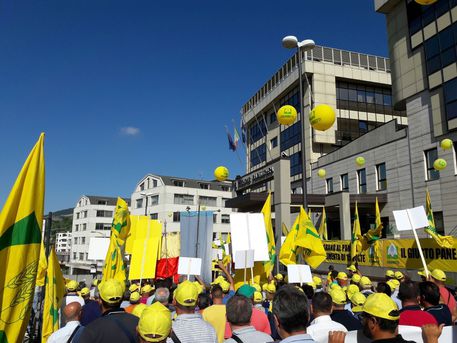 Siccità: Coldiretti Basilicata in sit in davanti alla Regione Basilicata