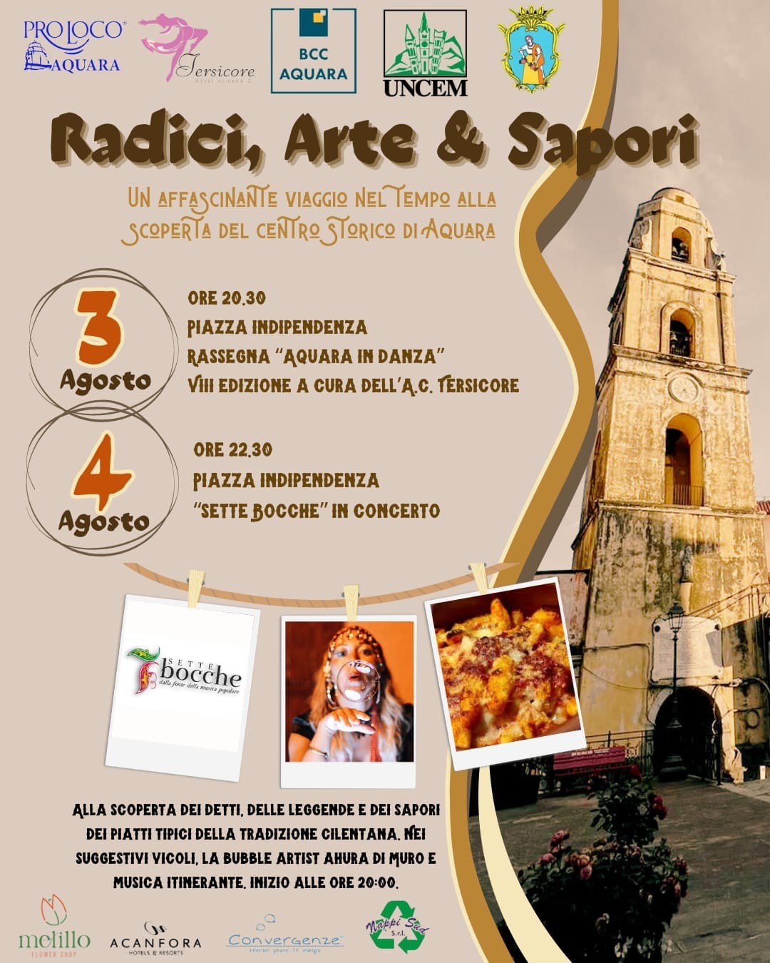 Radici, Arte e Sapori ad Aquara il 3-4 Agosto: “Un evento imperdibile di  cultura e gusto” - Agenparl