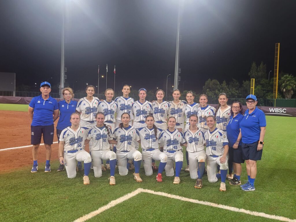 Coppa del Mondo Softball U18, Gruppo B: resoconto Italia Softball di sabato 17/08