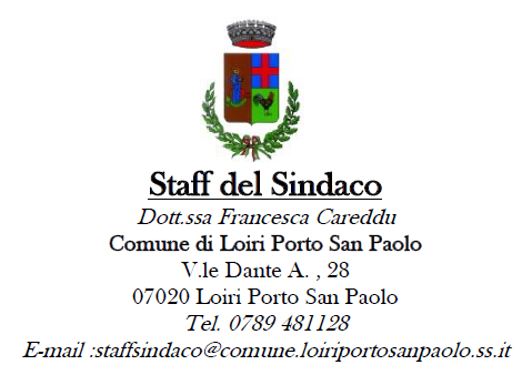 COMUNICATO STAMPA. Loiri Porto San Paolo. 5 Settembre 2024. Al via le Pariglie di Porto San Paolo. Si terrà sabato 7 Settembre la 7° Pariglia Beata Vergine Maria.
