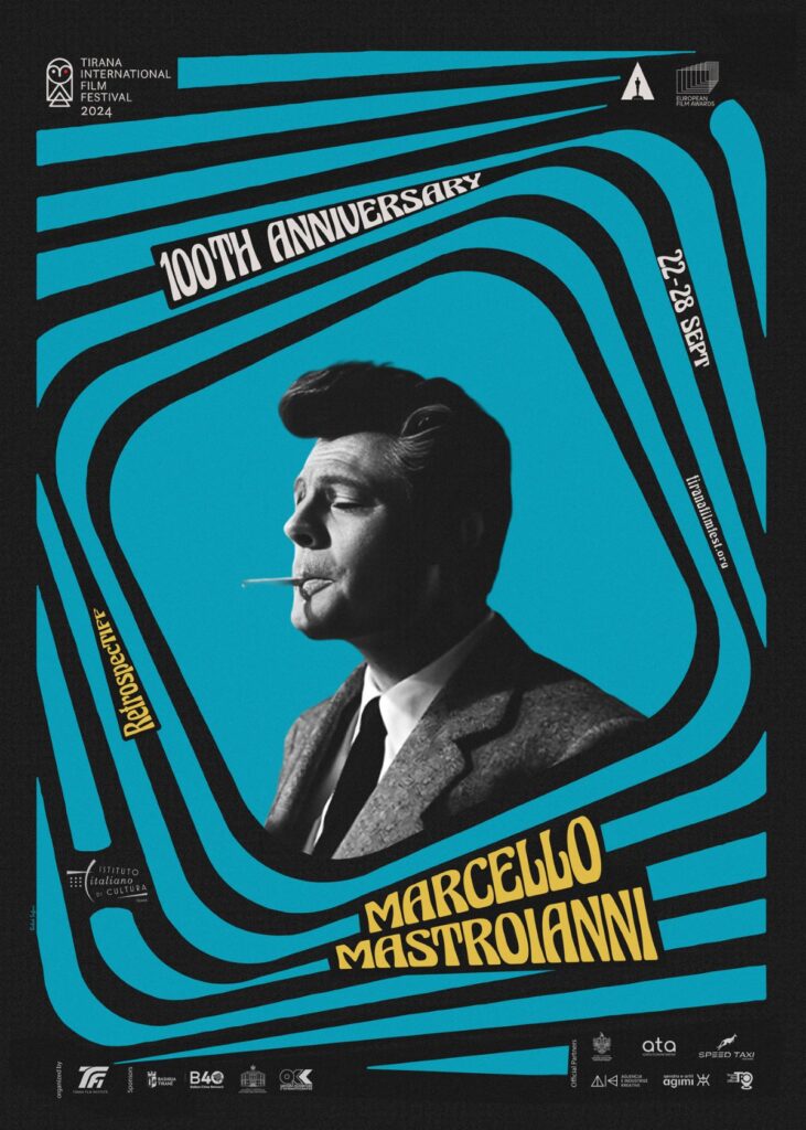 Rassegna dedicata a Marcello Matroianni al TIFF (Tirana International Film Festival) 23 – 26.09.2024