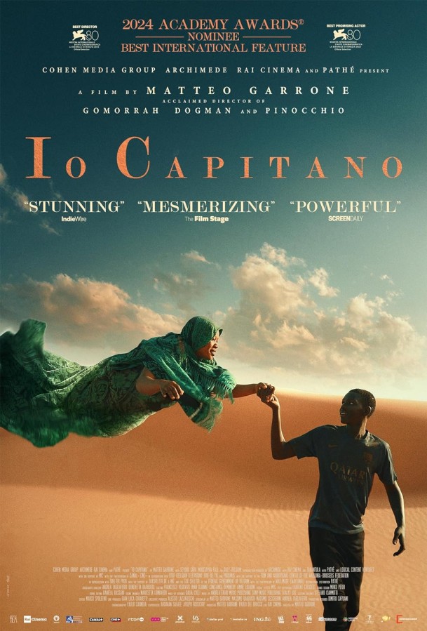 18.09.2024 ore 19:00 Akademia Marubi Cinema D3 – Film “Io Capitano” di Matteo Garrone per IHRFFA (International Human Rights Film Festival-Albania)