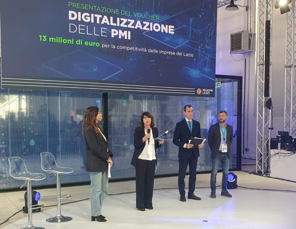 REGIONE LAZIO, PRESENTATO IL NUOVO BANDO “VOUCHER DIGITALIZZAZIONE PMI”