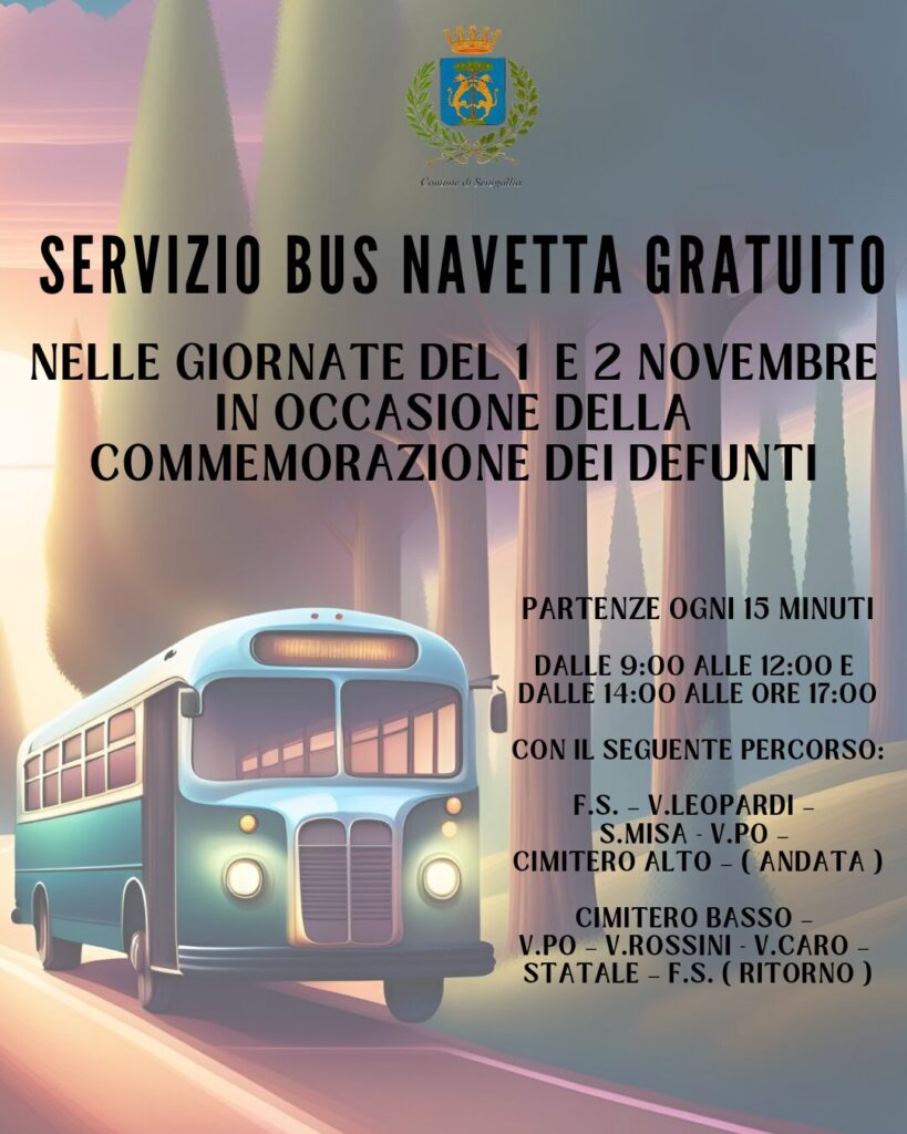 Comunicato stampa: commemorazione dei defunti – bus navetta gratuiti