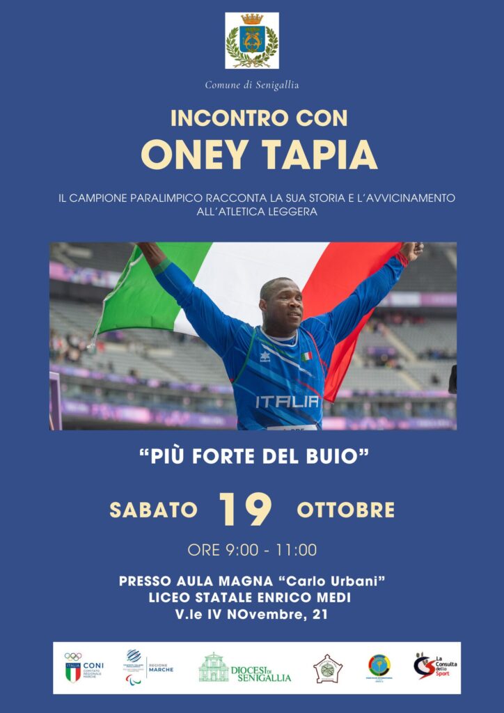 Comunicato stampa: INCONTRO CON ONEY TAPIA – 19/10/2024