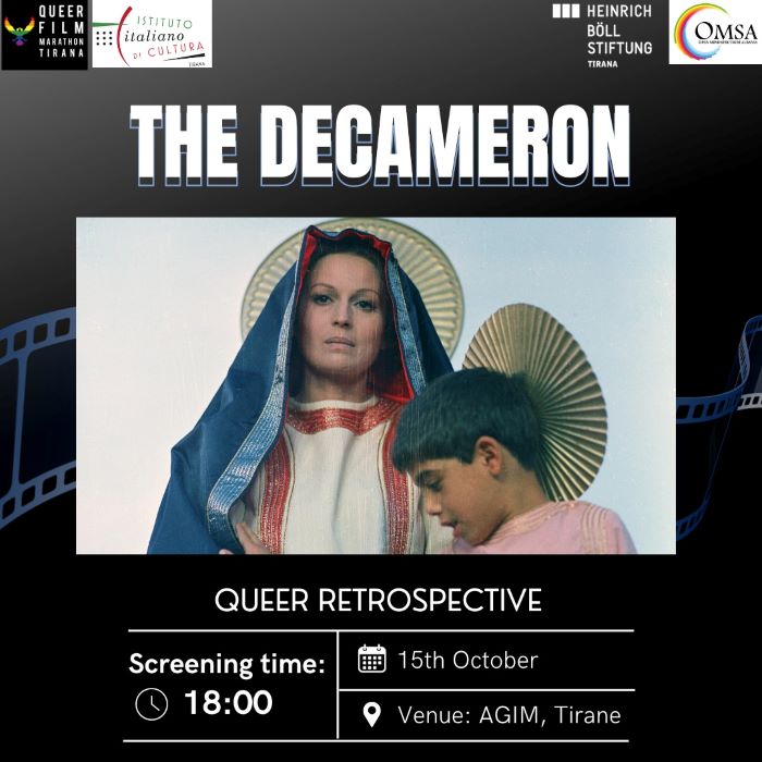 15.10.2024 ore 18:00 Cinema Agimi – Il Decameron di Pier Paolo Pasolini – Queer Retrospective