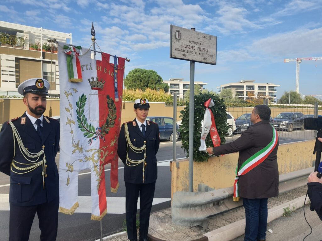 IL COMUNE COMUNICA – stamattina il ricordo dell’appuntato Giuseppe Filippo a 44 anni dall’omicidio