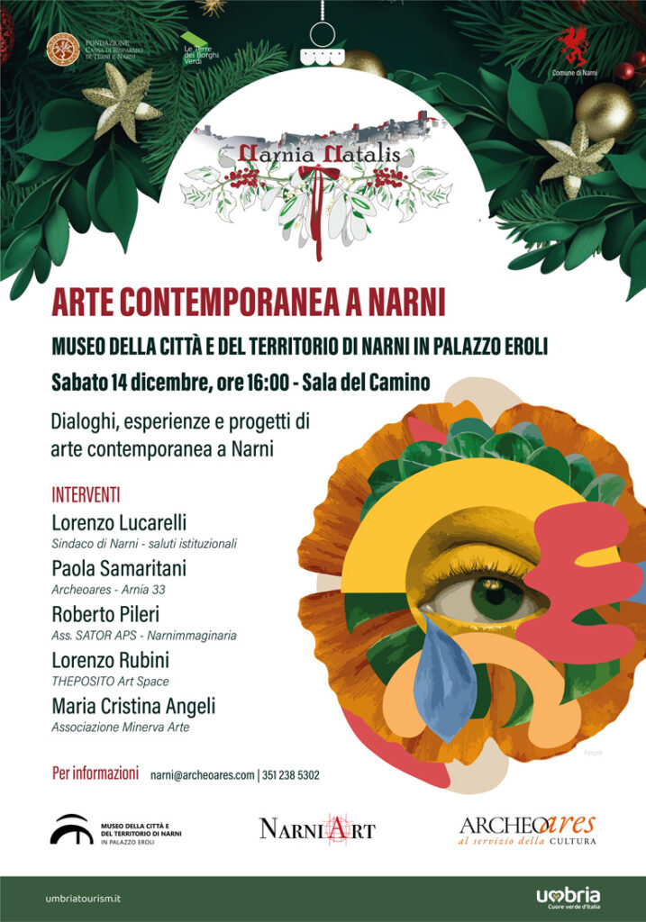Conferenza sull’arte contemporanea a Narni – Comunicato stampa
