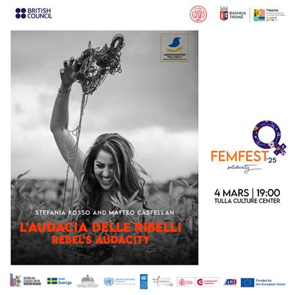 04.03.2025 ore 19.00 Tulla Culture Center – Teatro: L’audacia delle ribelli per FemFest 2025