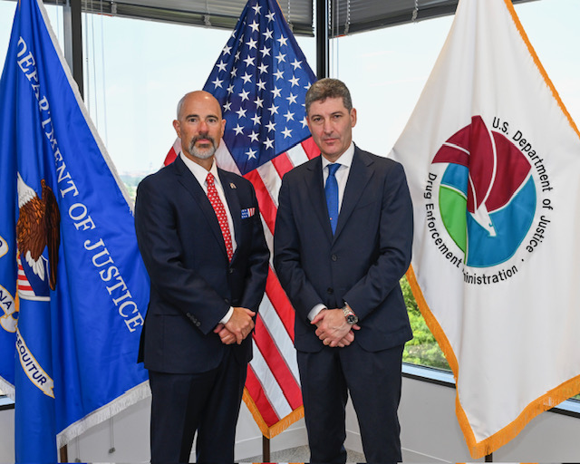 Visita del Capo della Polizia Pisani a Washington DC (USA)