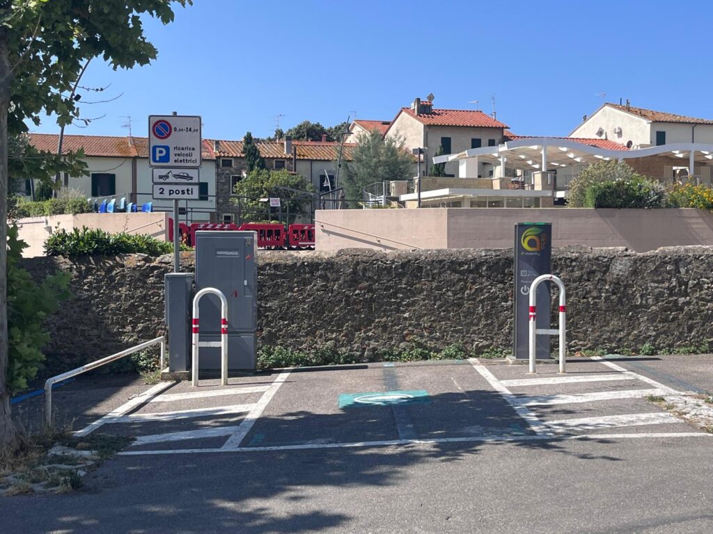 Nuove colonnine di ricarica elettrica in arrivo a Castiglione della Pescaia