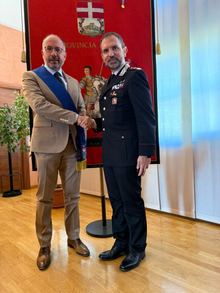 COMUNICATO STAMPA RICEVUTO IN PROVINCIA IL COMANDANTE PROVINCIALE DEI CARABINIERI