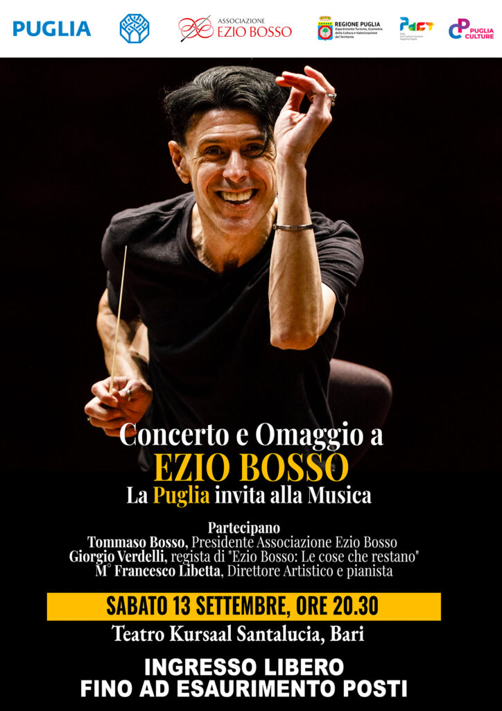 Agenzia regionale 1075.25 _ Presentazione concerto omaggio Ezio Bosso 13 settembre Kursaal