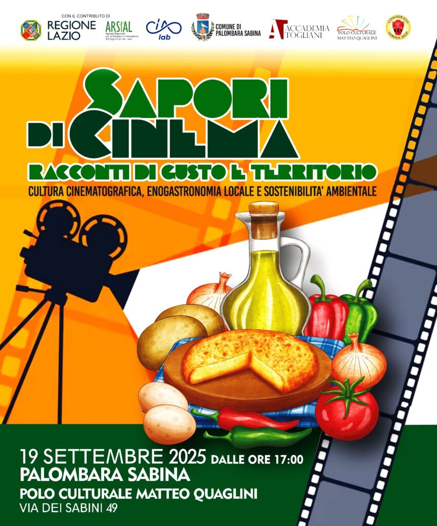 Sapori di Cinema: A Palombara Sabina le premiere dei cortometraggi ispirati alla tradizione enogastronomica locale