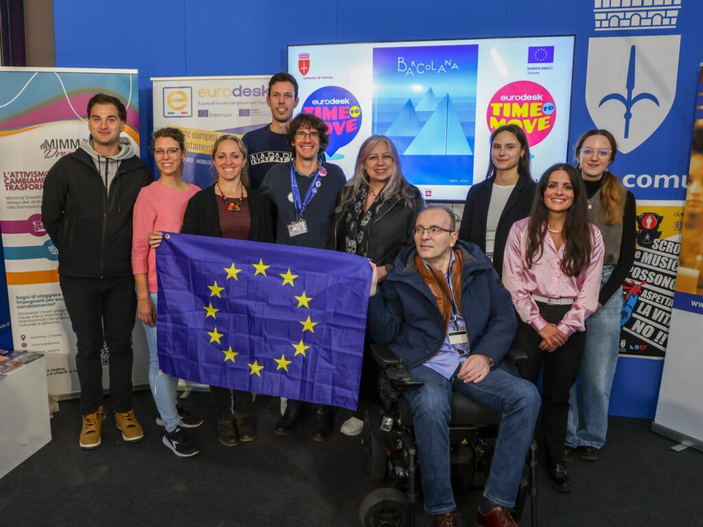 TS 10/10/2024 TIME TO MOVE, LA CAMPAGNA EUROPEA DEDICATA ALLA MOBILITÀ GIOVANILE È APPRODATA ANCHE QUEST’ANNO ALLA BARCOLANA