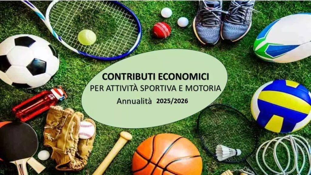 GINOSA (TA) AVVISO PUBBLICO CONTRIBUTI PER ATTIVITA’ SPORTIVE E MOTORIE 2025/2026