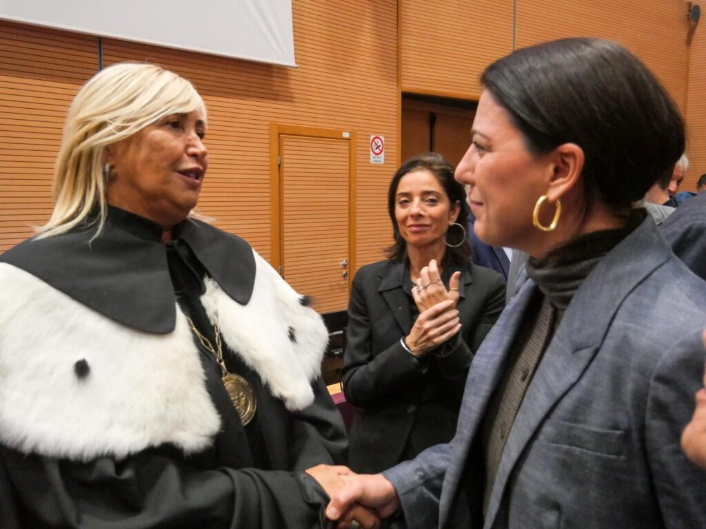 IL SINDACO LETIZIA BUDRI RINGRAZIA IL PROF. PORRO E AUGURA “BUON LAVORO” AL NUOVO RETTORE PROF. RITA CUCCHIARA