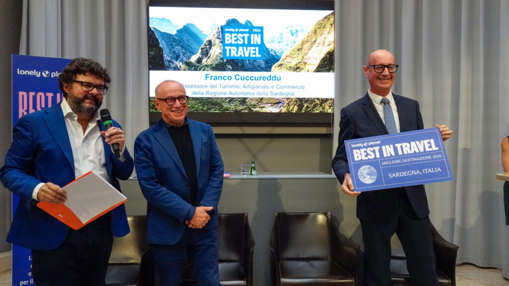 TURISMO: LA SARDEGNA, UNICA REGIONE IN EUROPA, SCELTA FRA LE DESTINAZIONI “BEST IN TRAVEL 2026” DA LONELY PLANET