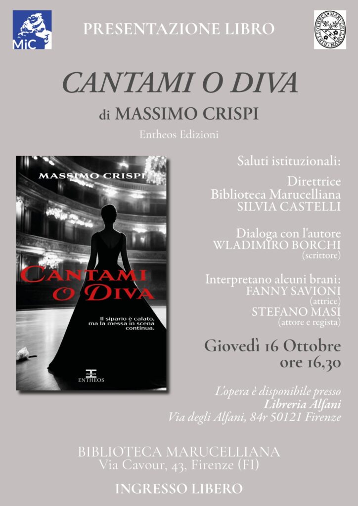 Presentazione del libro CANTAMI O DIVA di Massimo Crispi