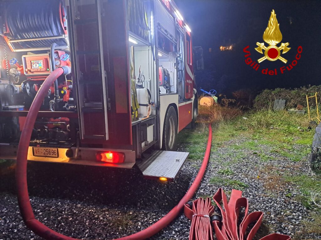 VVF Incendio locale caldaia