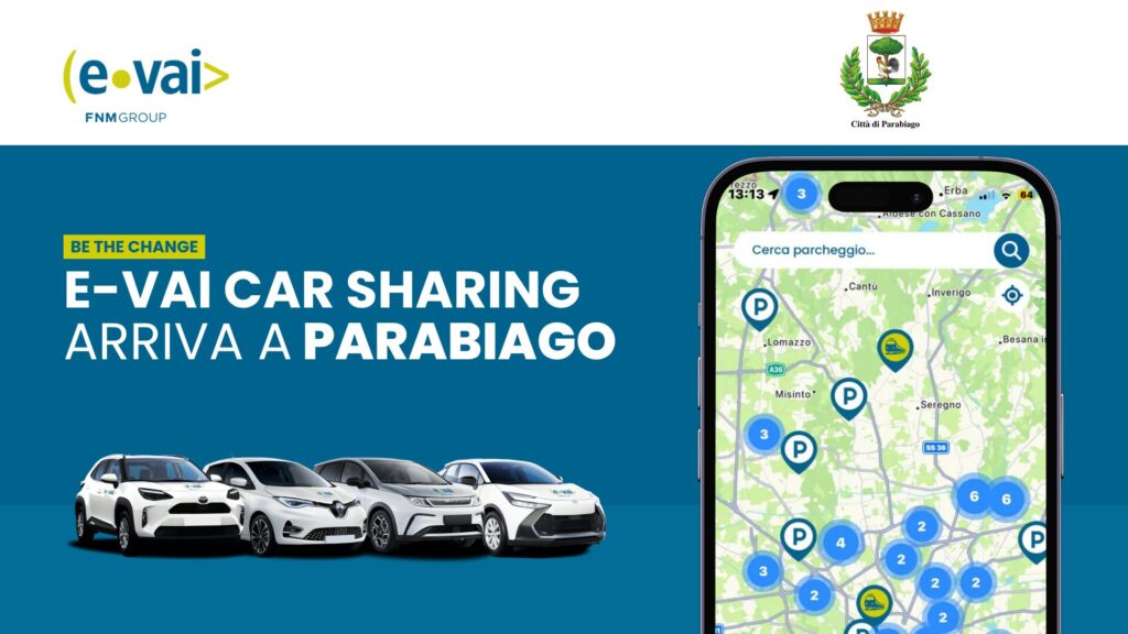 A Parabiago arriva un servizio di Car Sharing
