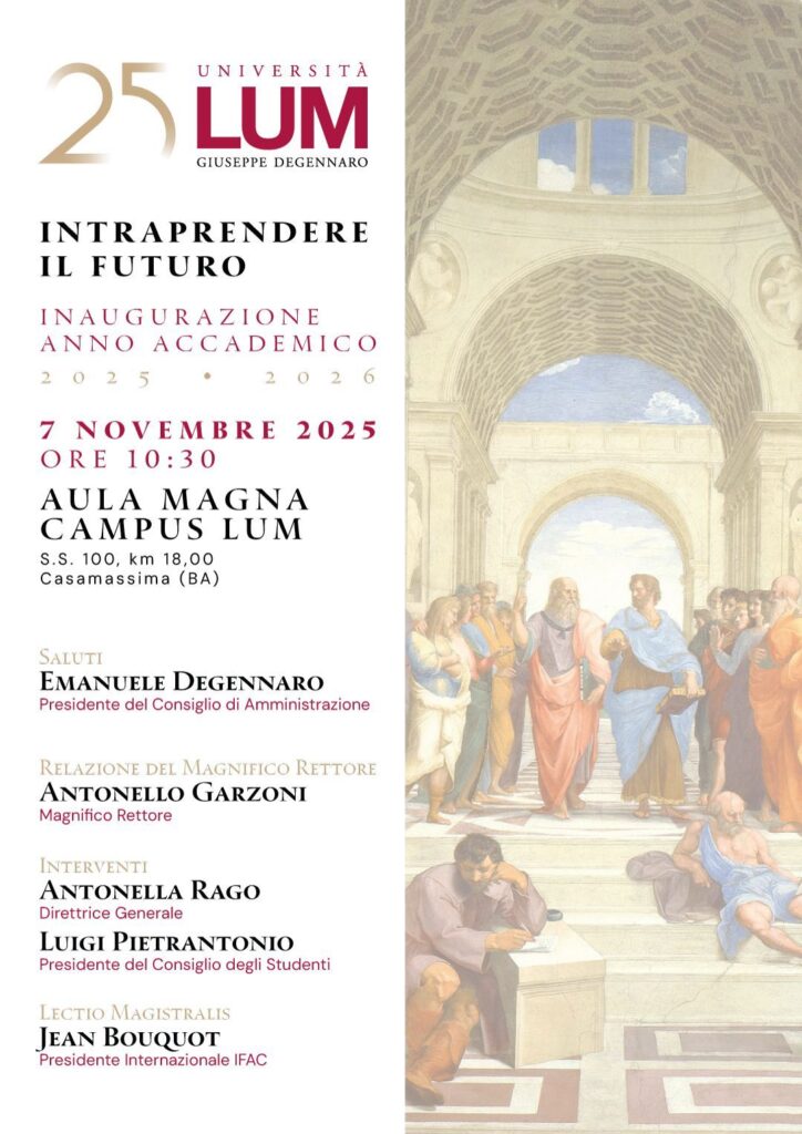 cerimonia di inaugurazione anno accademico LUM