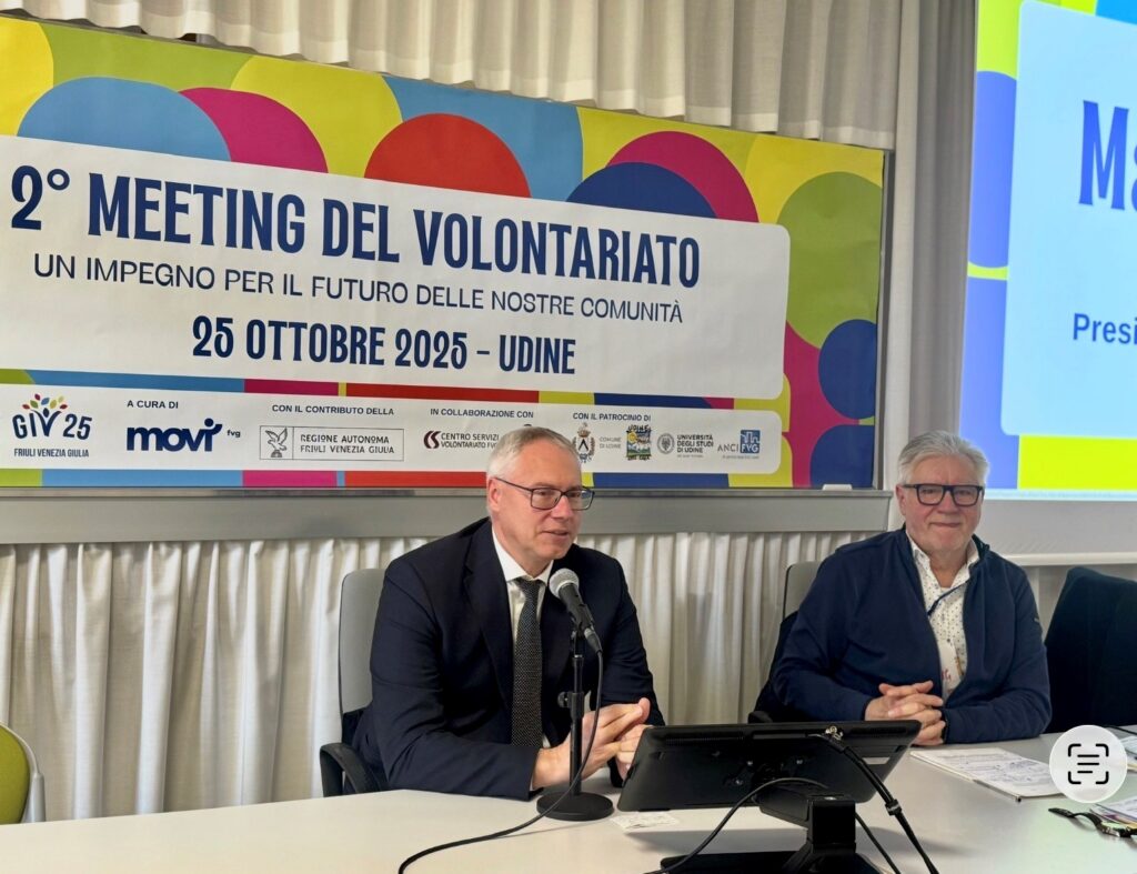 (ACON) MEETING VOLONTARIATO. BORDIN A UDINE: PATRIMONIO UMANO DA VALORIZZARE