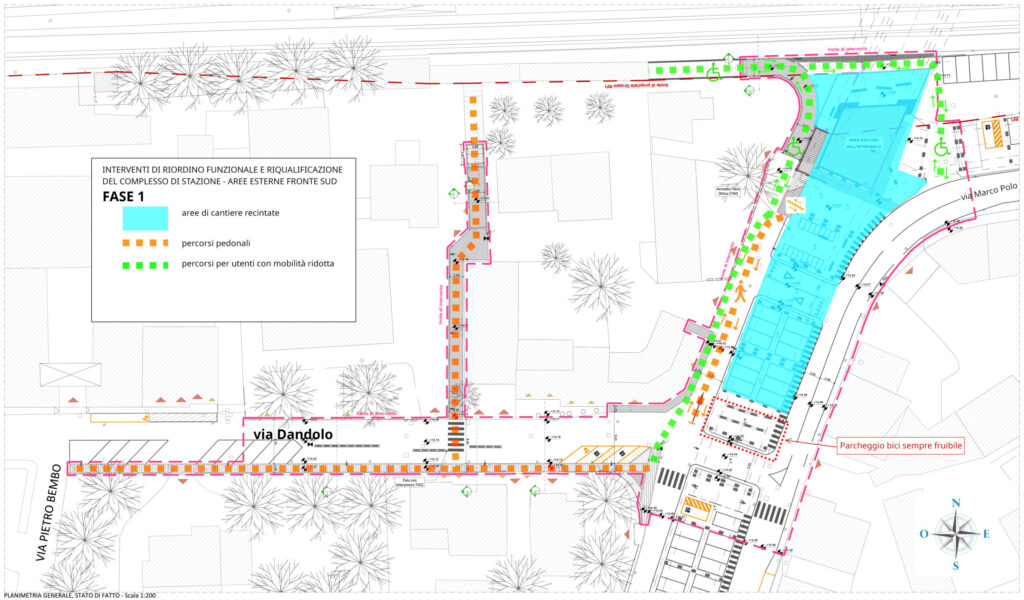 COMUNICATO STAMPA 29 OTTOBRE – NUOVA STAZIONE FERROVIARIA: AL VIA I LAVORI DI RINNOVAMENTO DEI PERCORSI PEDONALI SUL FRONTE SUD