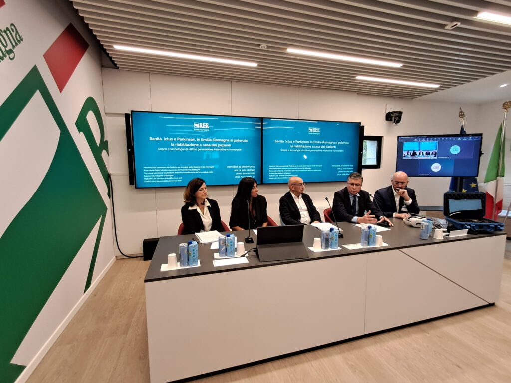 Comunicato Regione: Sanità. Ictus e Parkinson, in Emilia-Romagna una riabilitazione a domicilio sempre più personalizzata e accurata grazie a guanti robotici e realtà virtuale. L’Ircss Istituto delle Scienze Neurologiche di Bologna a capo di due progetti di ricerca da quasi un milione di euro