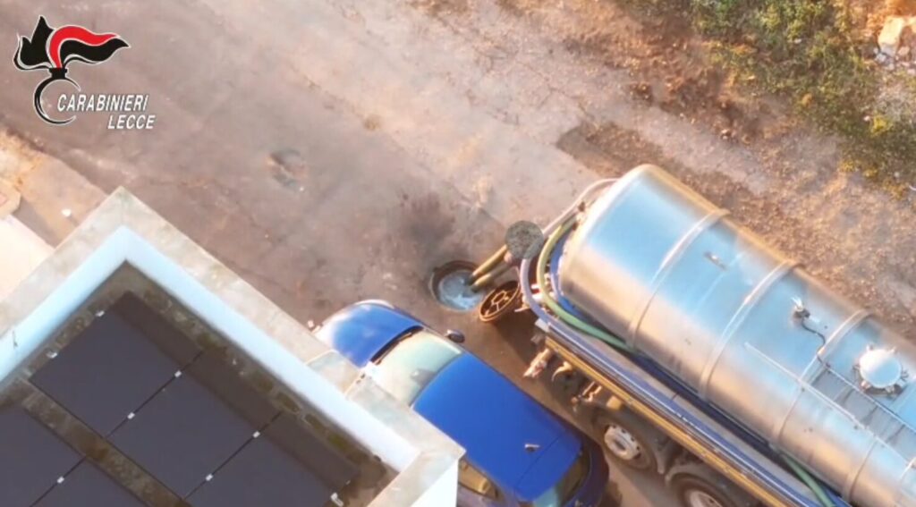 CARABINIERI: INDIVIDUATO AUTORE DI SVERSAMENTO ILLECITO DI RIFIUTI A PORTO CESAREO (LE).