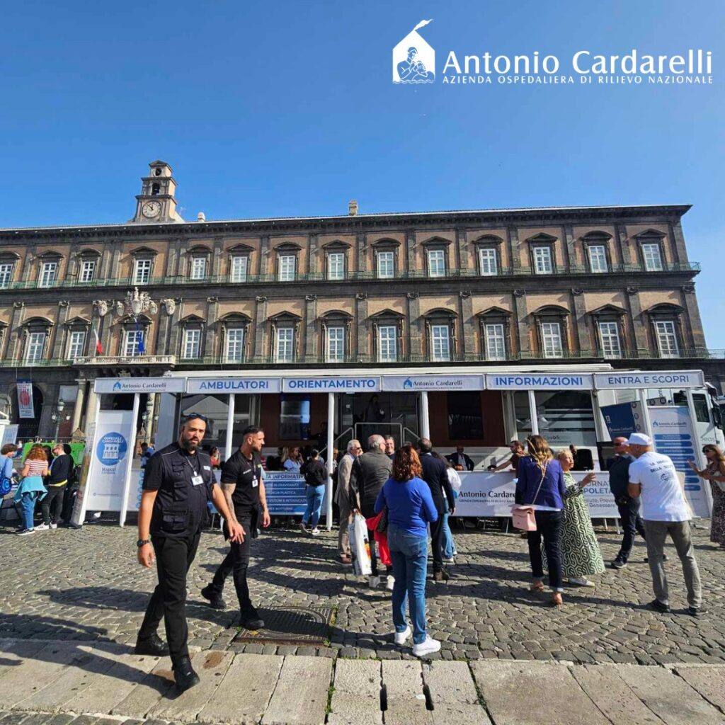 Cardarelli, medici e pazienti in piazza insieme a Napoli per la prevenzione nell’ambito delle Giornate della Salute