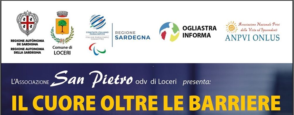 “IL CUORE OLTRE LE BARRIERE” – Il 31 ottobre Loceri dà voce a chi vive la disabilità – Comune di Loceri – Comunicato stampa