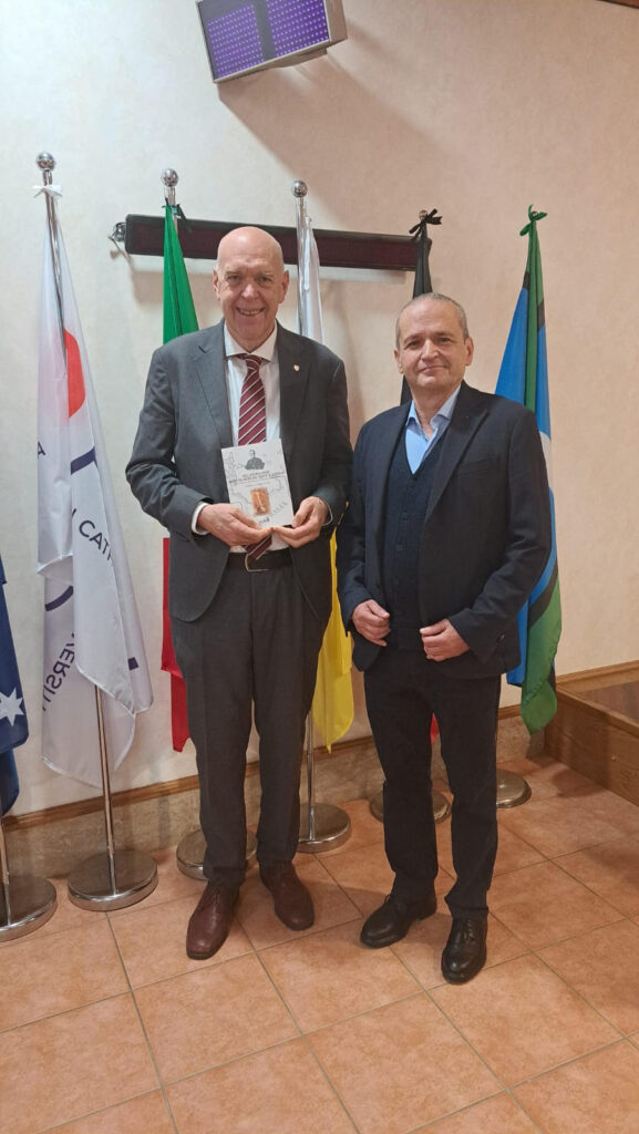 Paccher a Roma alla presentazione libro su missionario Pizzini