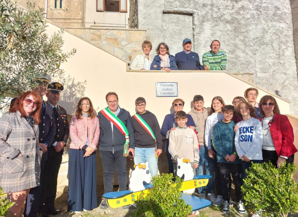 GANGI; INTITOLATA PIAZZETTA AD ANDREA CAMILLERI