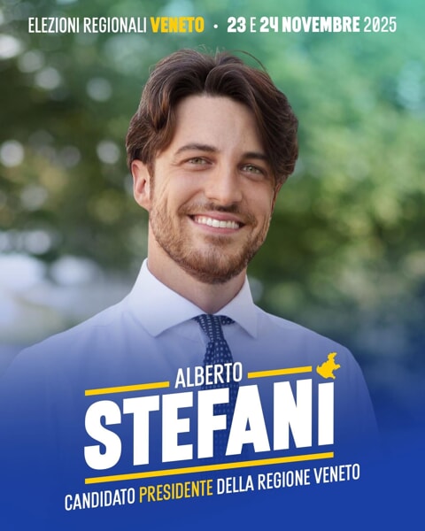 DESIRÒ (LIB-POP): IN VENETO A SOSTEGNO DI ALBERTO STEFANI NEL SEGNO DELLA CONTINUITÀ DEL BUON GOVERNO DI CENTRODESTRA