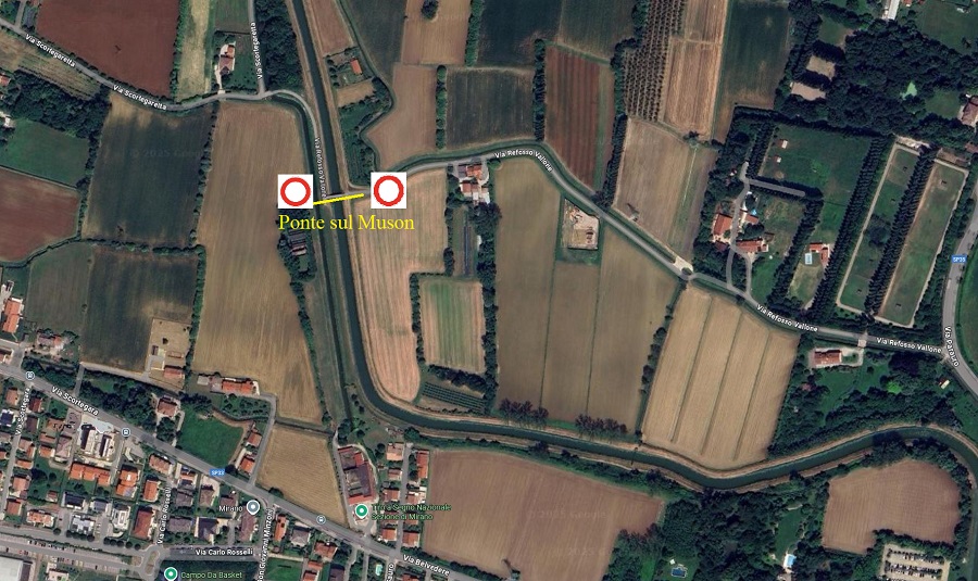 Avviso: ponte ciclopedonale sul Muson Vecchio chiuso per due mesi per manutenzione