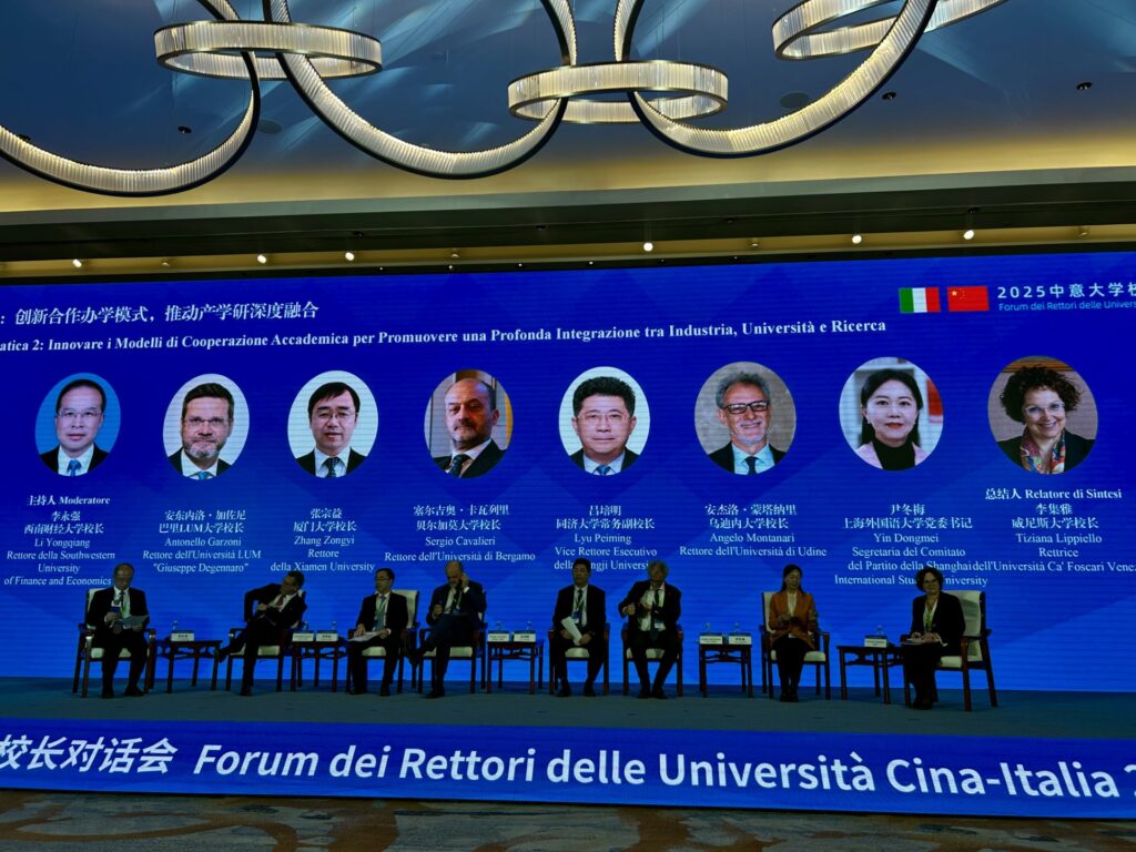 rettore Montanari in Cina, presentato l’ Uniud Lab Village, modello esportabile