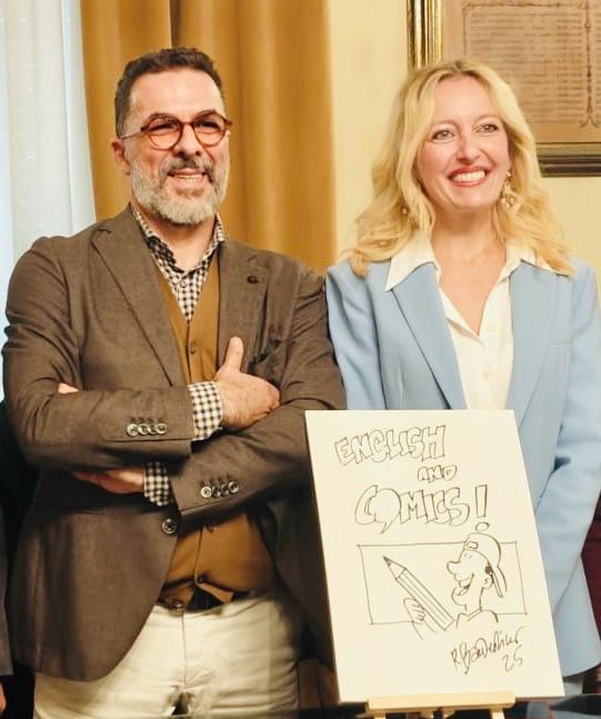 Nelle scuole di Pescara i laboratori di fumetto e inglese di Roberto Battestini