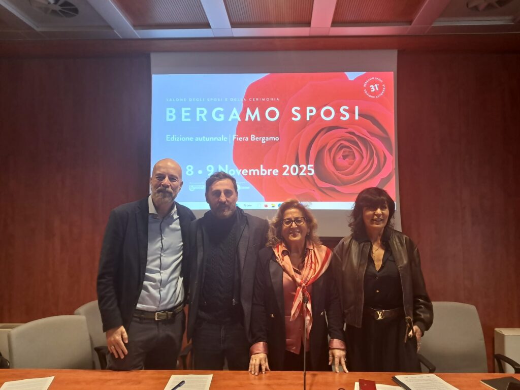 Bergamo Sposi: dal 7 al 9 novembre 2025 torna per la 31esima edizione alla Fiera di Bergamo il Salone dedicato agli sposi e alla cerimonia. COMUNICATO STAMPA