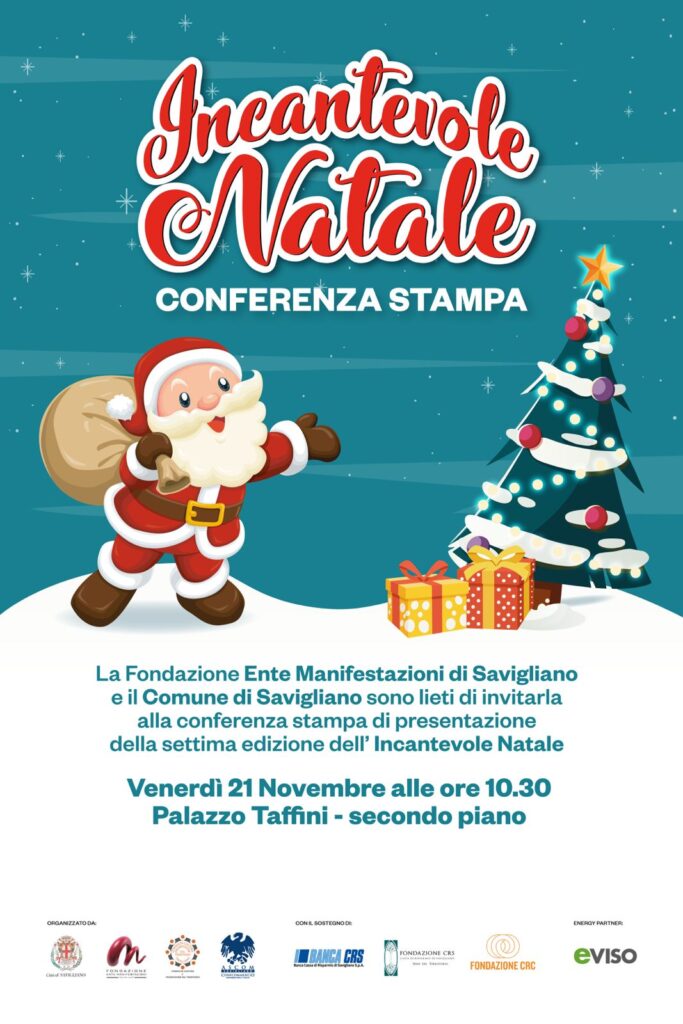 Invito conferenza stampa Incantevole Natale 2025