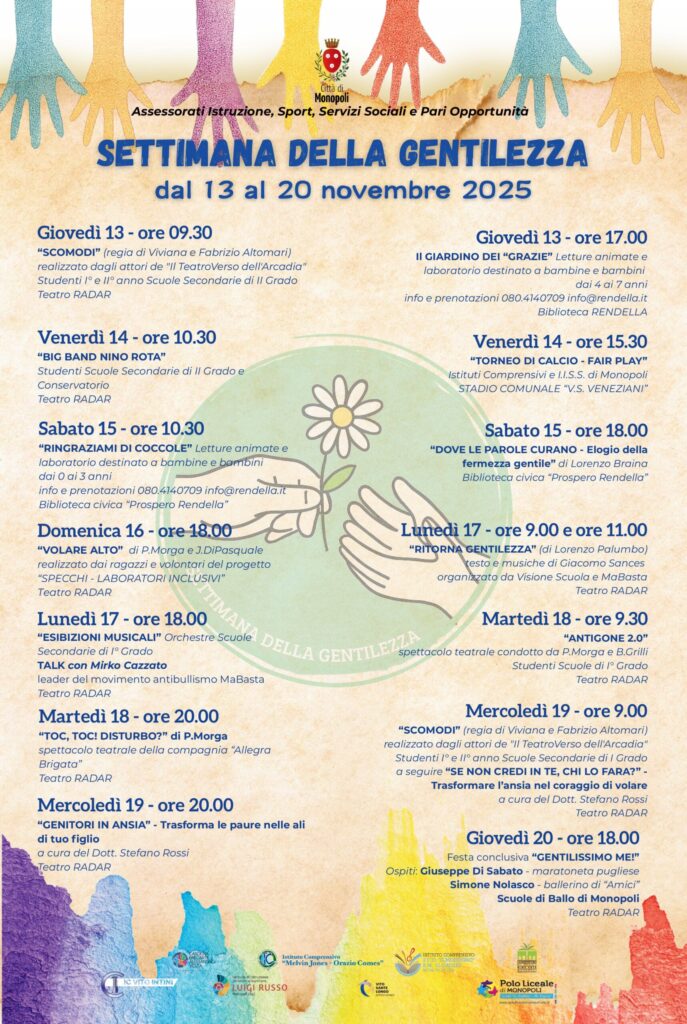 Otto giorni con la “Settimana della Gentilezza”