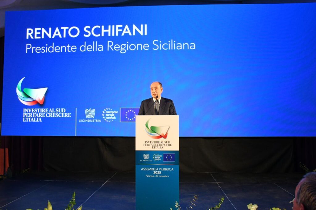 Economia, Schifani all’assemblea di Sicindustria: «La crescita della Sicilia è oggettiva, avanti su investimenti, impresa, lavoro e amministrazione più efficiente»
