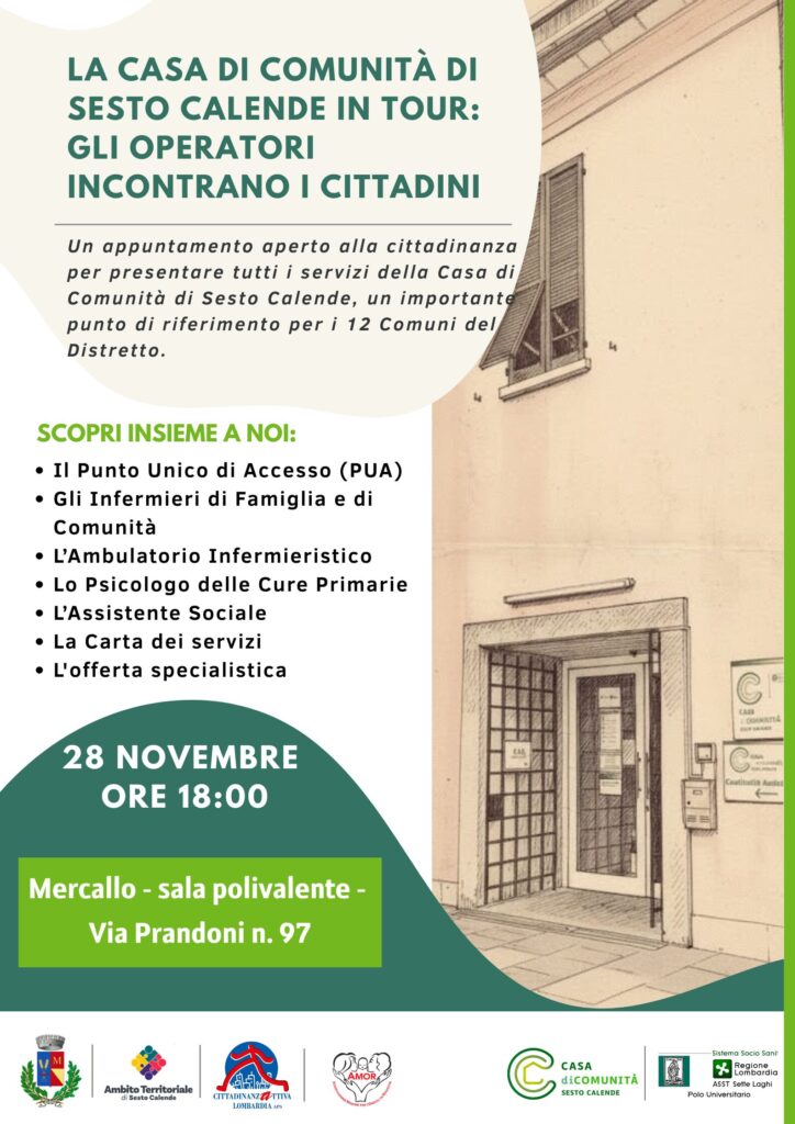 La Casa di Comunità di Sesto Calende “in tour” – Una rete di prossimità che cresce attorno alle persone