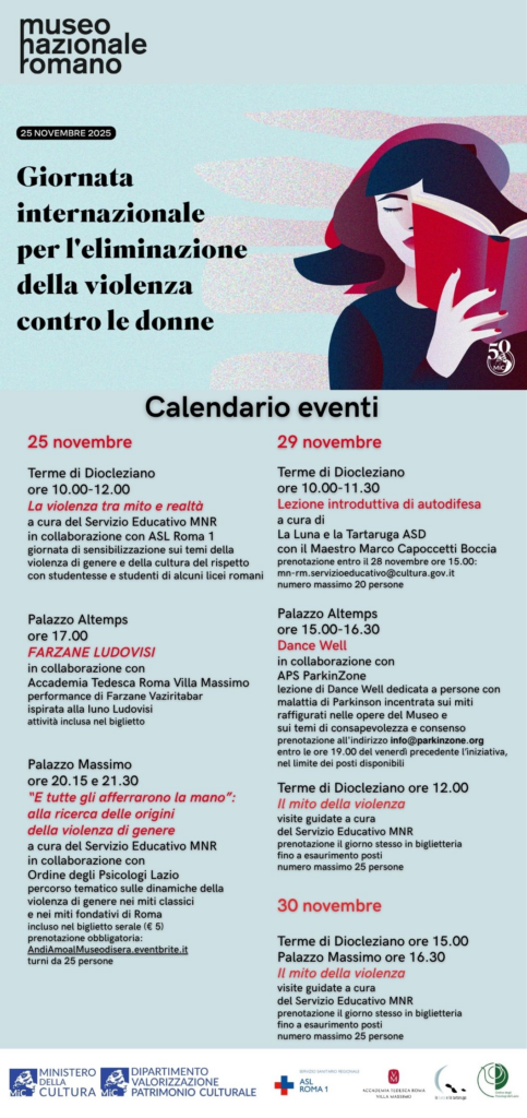 MNR 25 novembre 2025 Giornata Internazionale per l’eliminazione della violenza contro la donna: le attività del Museo